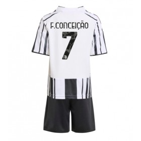 Baby Fußballbekleidung Juventus Francisco Conceicao #7 Heimtrikot 2025-26 Kurzarm (+ kurze hosen)